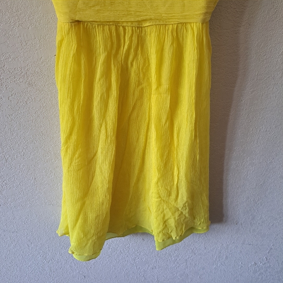 Banana Republic Yellow Silk Dress - Picture 3 of 8